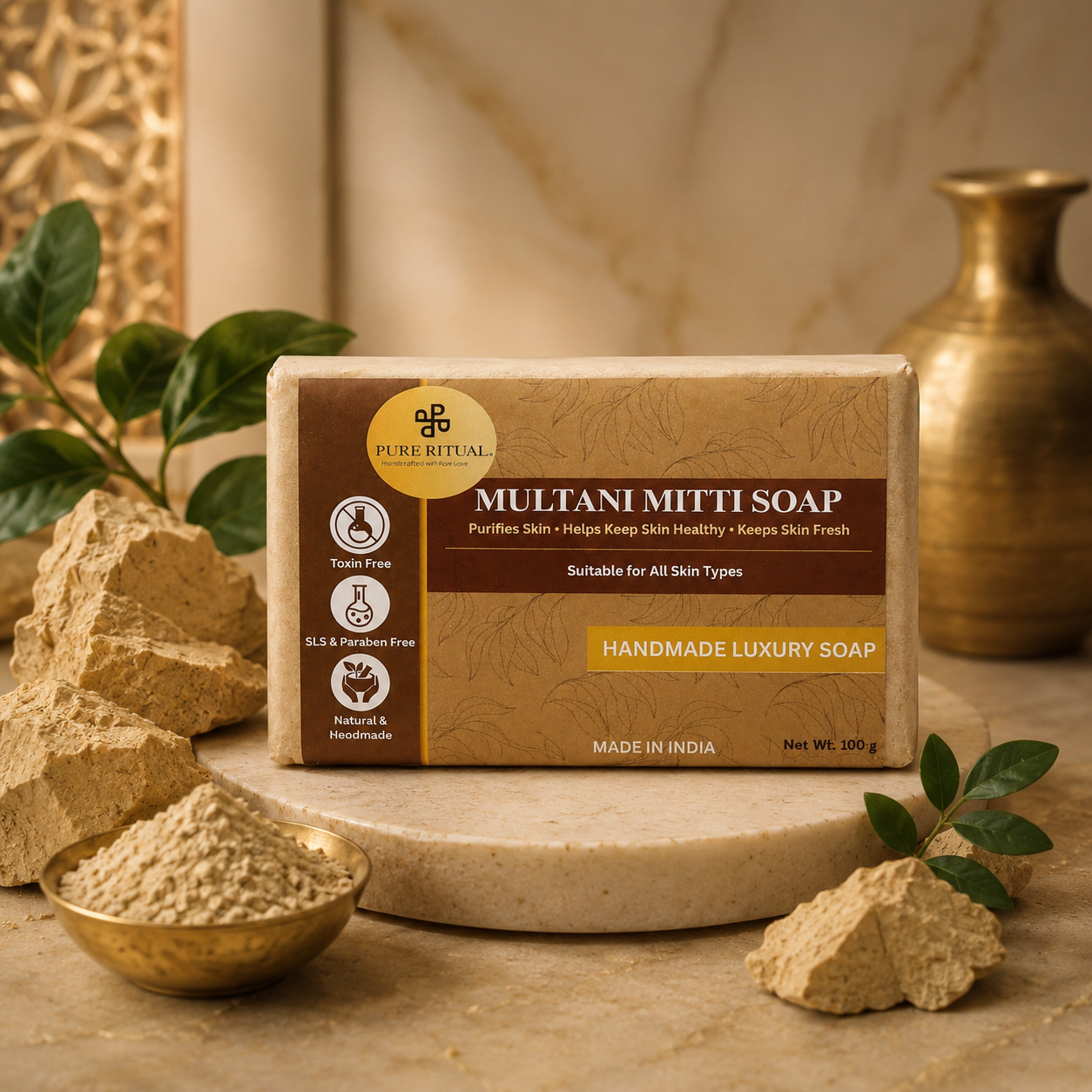 Multani mitti soap bar